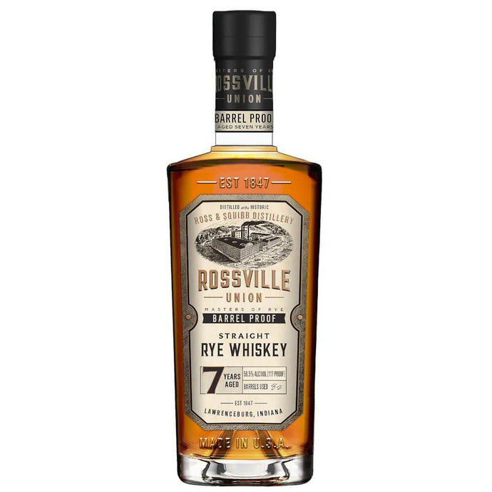 Rossville Union 7 Year Old Barrel Proof Straight Rye - Main Street Liquor