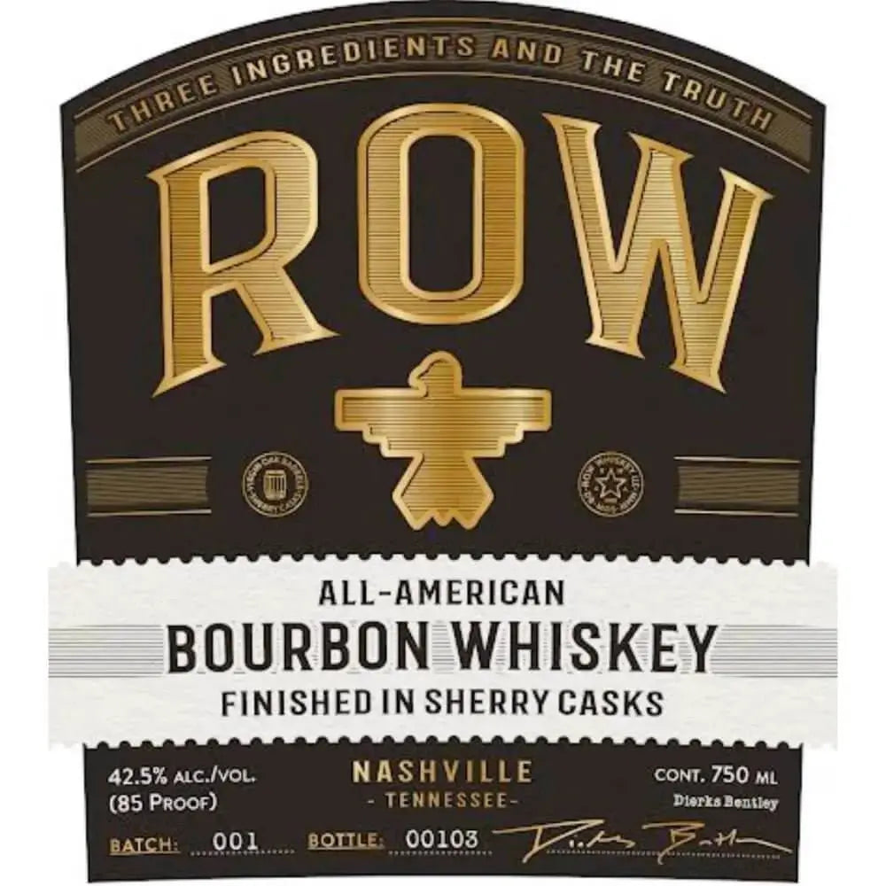 Row All - American Bourbon Whiskey By Dierks Bentley - Main Street Liquor