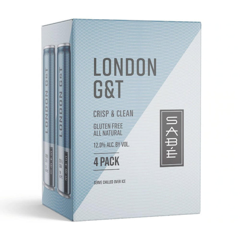 Load image into Gallery viewer, SABÉ London G&amp;T Cocktail 4pk - Main Street Liquor
