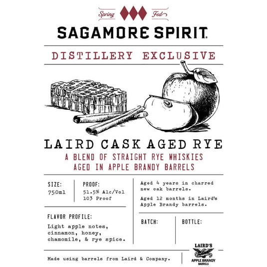 Sagamore Spirit Laird Cask Aged Rye - Main Street Liquor