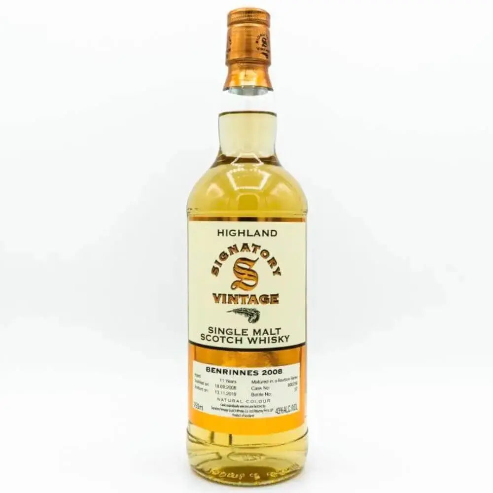 Signatory The Un - Chillfiltered Collection 11 Year Old Benrinnes 2008 - Main Street Liquor