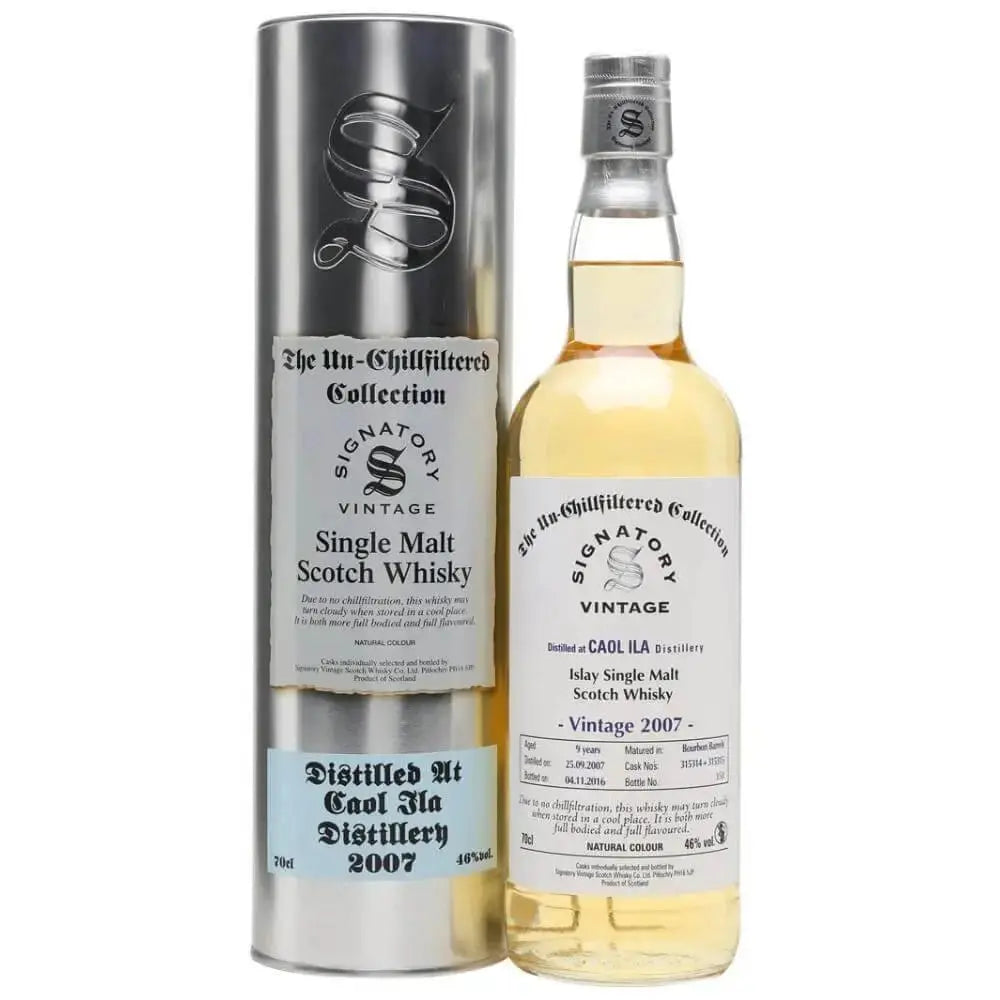 Signatory The Un - Chillfiltered Collection 9 Year Old Caol Ila 2007 - Main Street Liquor