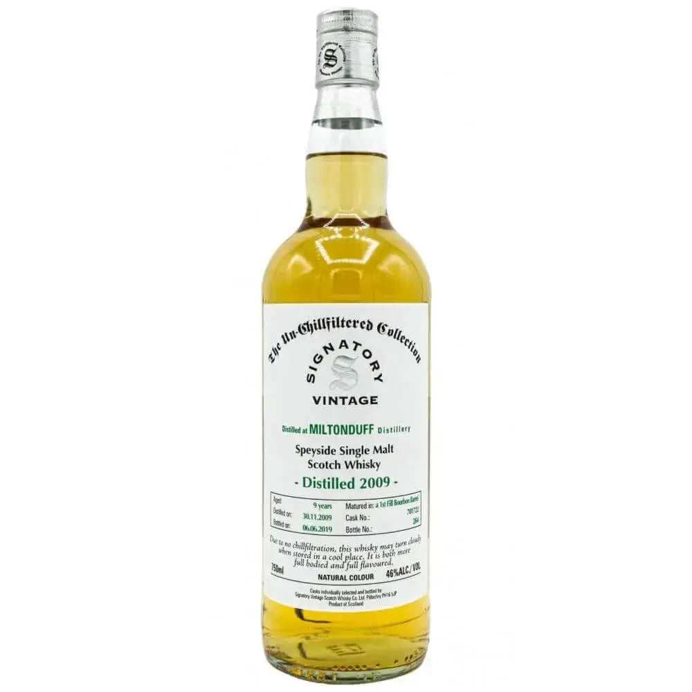 Signatory The Un - Chillfiltered Collection 9 Year Old MiltonDuff 2009 - Main Street Liquor