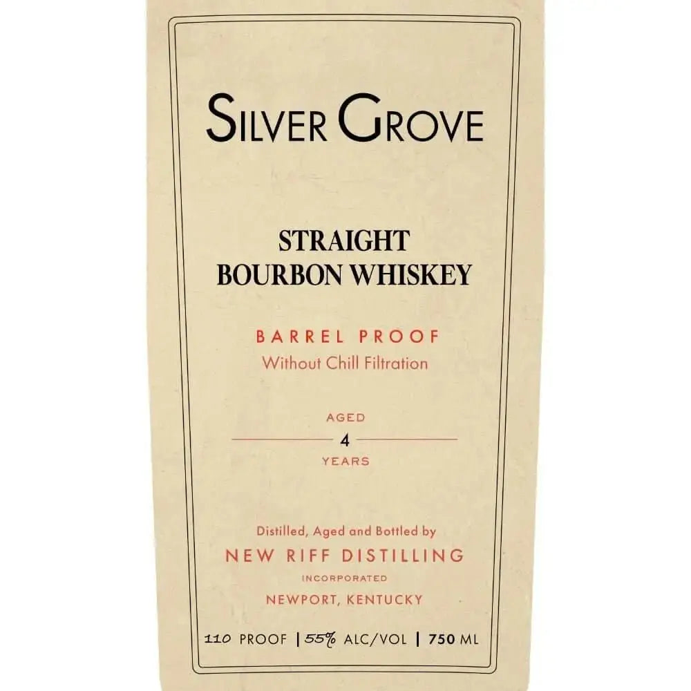 Silver Grove Barrel Proof Straight Bourbon - Main Street Liquor