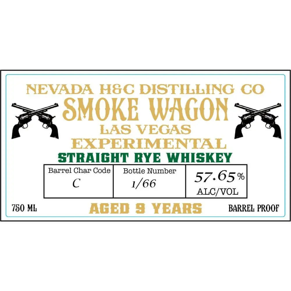 Smoke Wagon 9 Year Old Experimental Straight Rye - Main Street Liquor