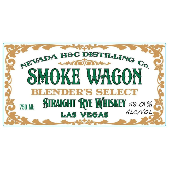Smoke Wagon Blender’s Select Straight Rye Whiskey - Main Street Liquor