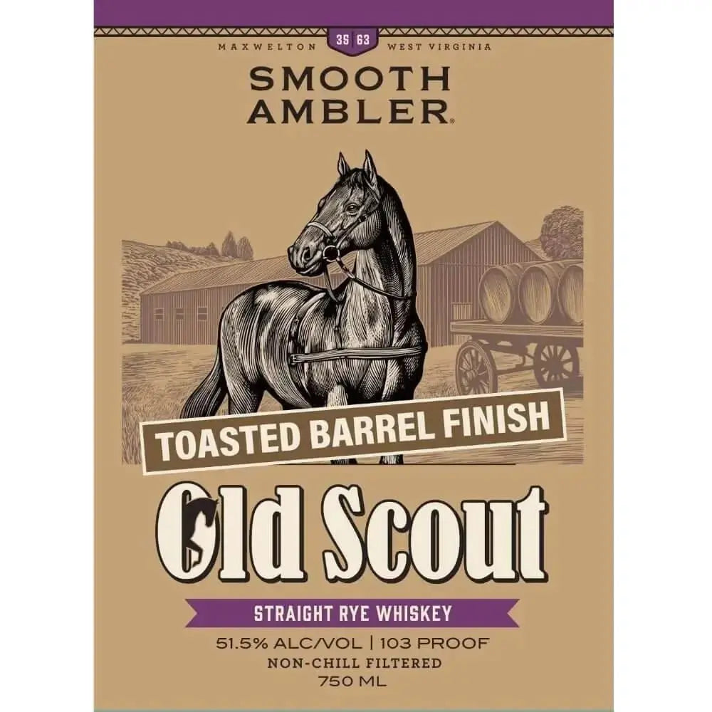Smooth Ambler Old Scout Toasted Barrel Finish Straight Rye - Main Street Liquor