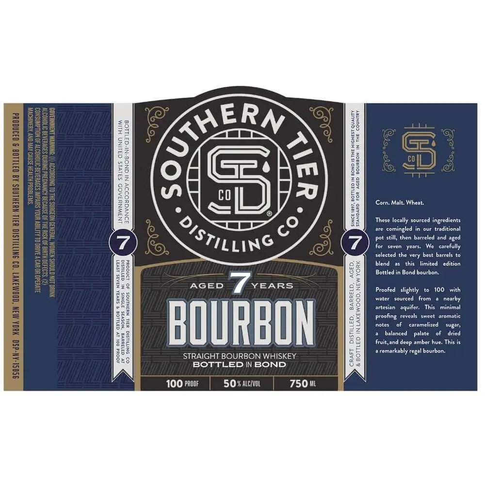 Southern Tier Distilling 7 Year Old Bottled in Bond Straight Bourbon - Main Street Liquor