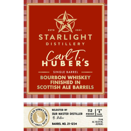 Starlight Bourbon Finished in Scottish Ale Barrels - Main Street Liquor