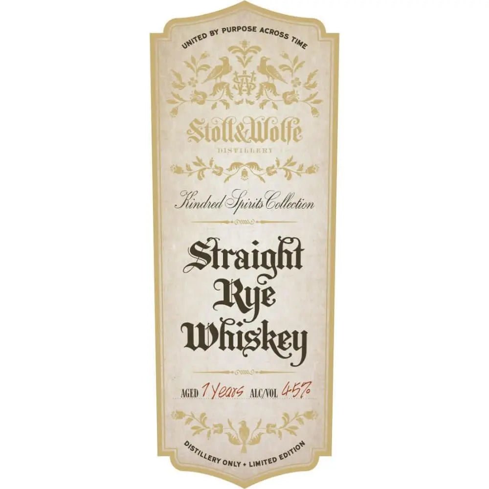 Stoll &amp; Wolfe Kindred Spirits Collection 7 Year Old Straight Rye - Main Street Liquor