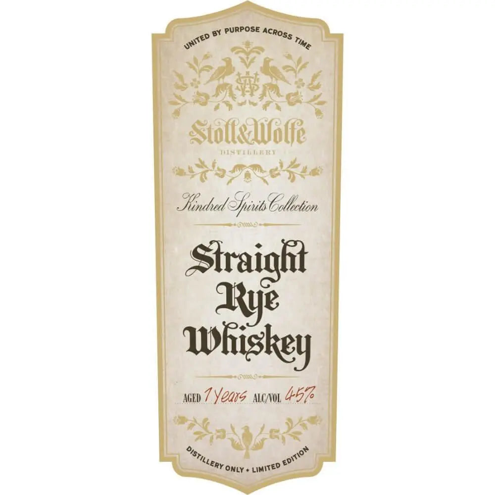 Stoll & Wolfe Kindred Spirits Collection 7 Year Old Straight Rye - Main Street Liquor
