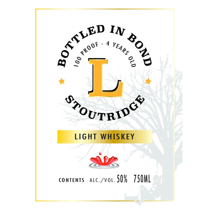 Stoutridge Bottled in Bond Light Whiskey - Main Street Liquor