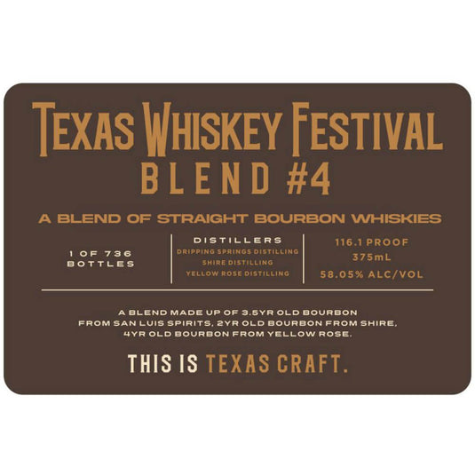 Texas Whiskey Festival Blend 