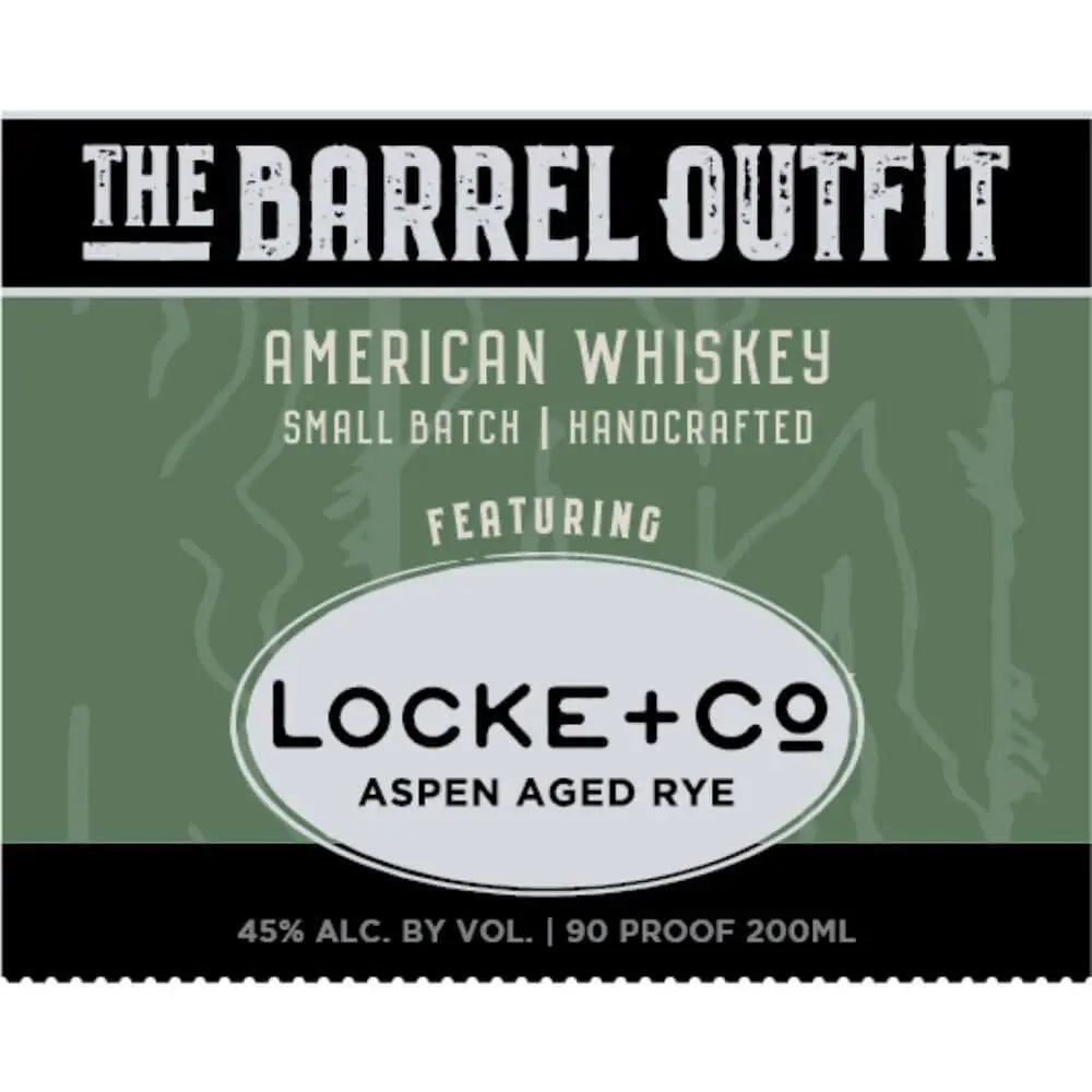 The Barrel Outfit American Whiskey: Locke & Co. Aspen Rye - Main Street Liquor