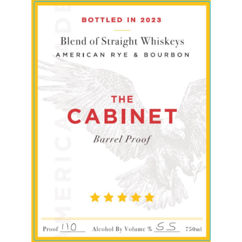 Load image into Gallery viewer, The Cabinet Barrel Proof Blended Whiskey 2023 Edition - Main Street Liquor
