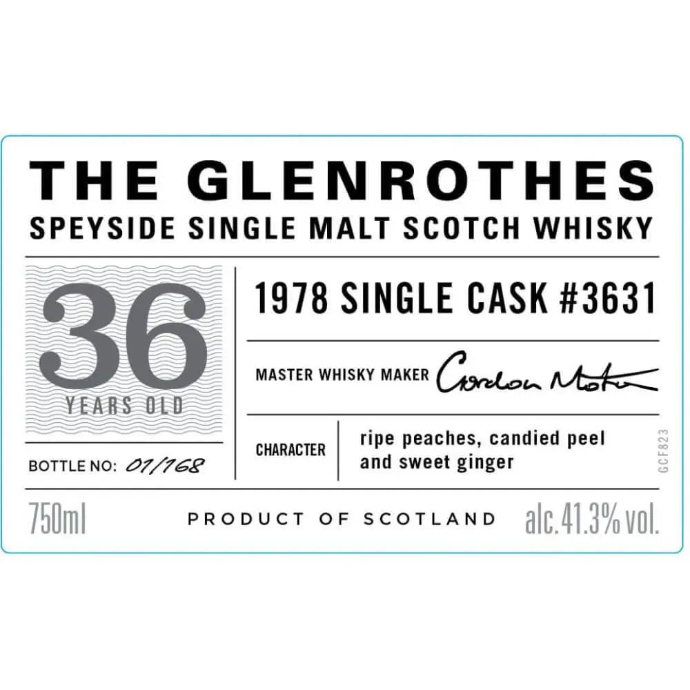 The Glenrothes 1978 Single Cask #3631 - Main Street Liquor