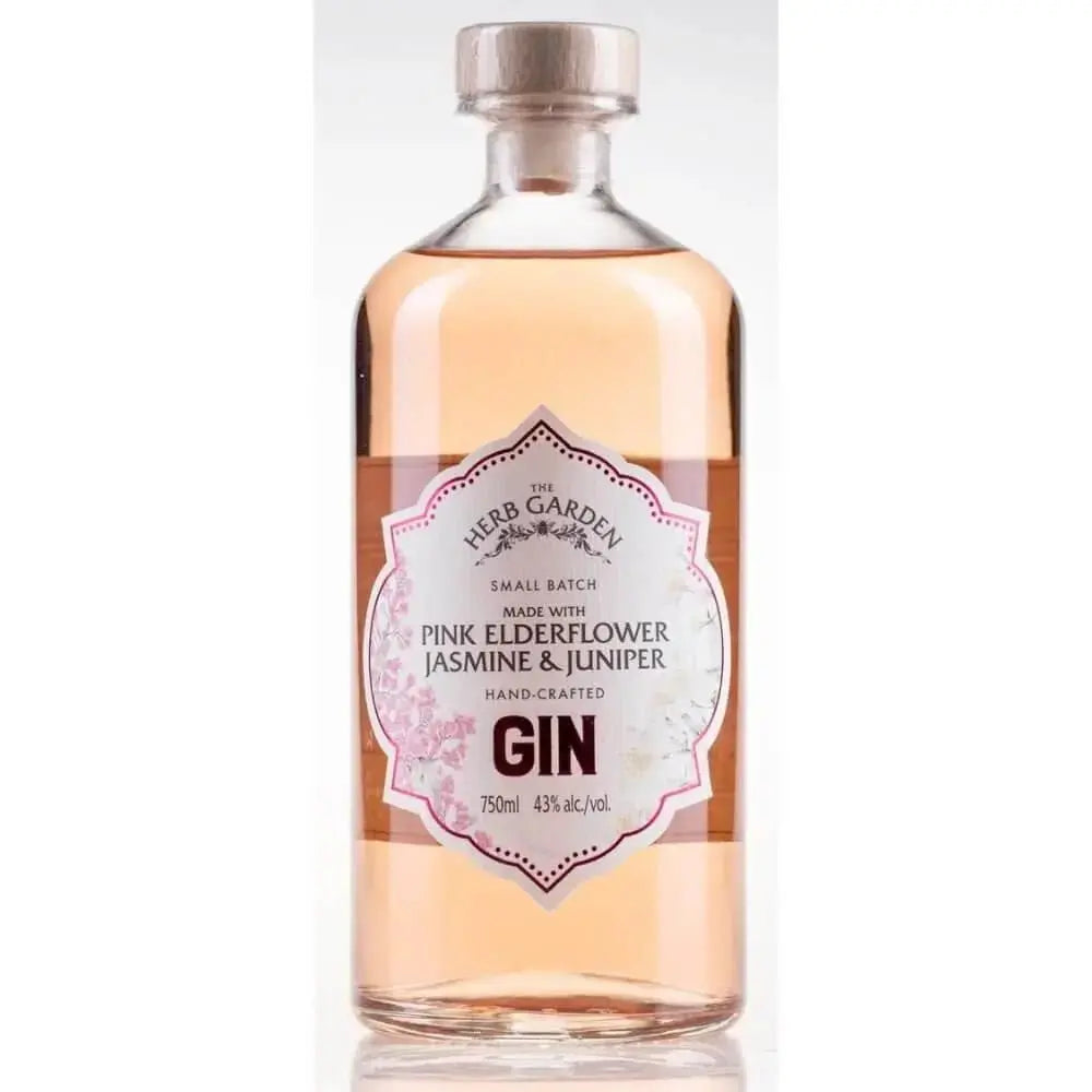 The Herb Garden Pink Elderflower Jasmine &amp; Juniper Gin - Main Street Liquor
