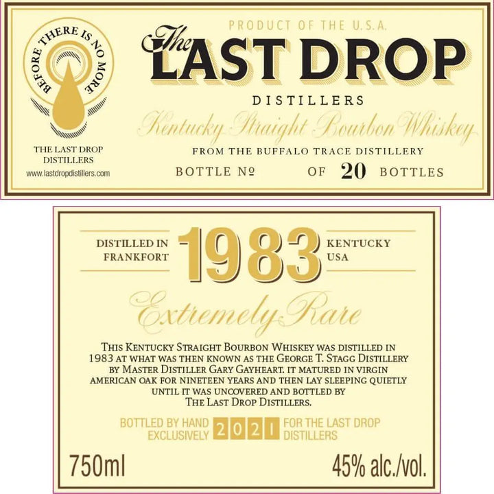 The Last Drop XXIV 1983 Buffalo Trace - Main Street Liquor
