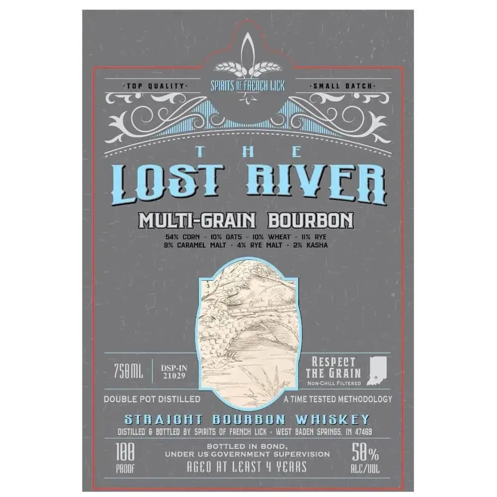The Lost River Multi - Grain Bottled in Bond Straight Bourbon - Main Street Liquor