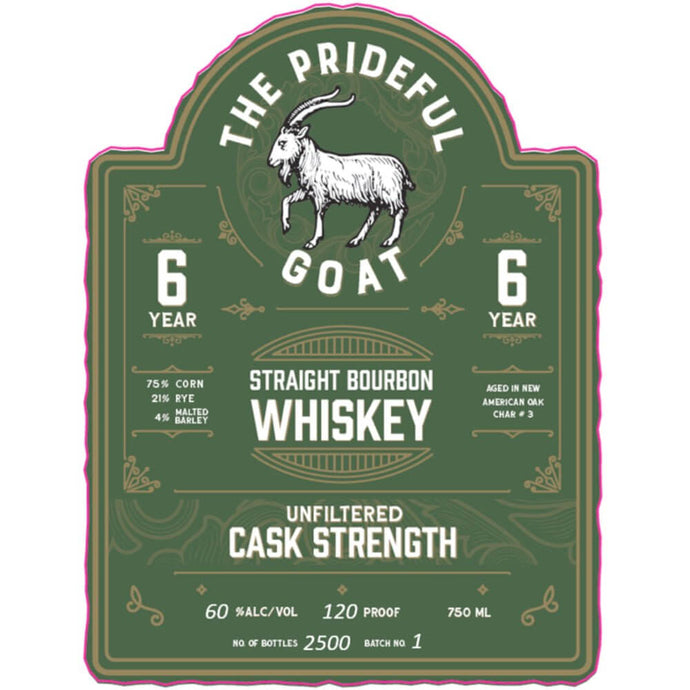 The Prideful Goat 6 Year Old Cask Strength Bourbon Batch 1 - Main Street Liquor