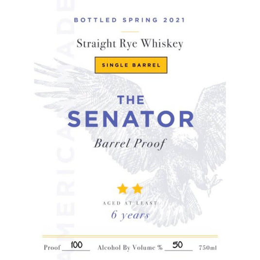 The Senator Barrel Proof 6 Year Old 2021 - Main Street Liquor