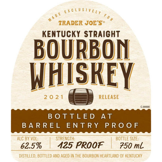 Trader Joe's Bourbon Barrel Entry Proof - Main Street Liquor