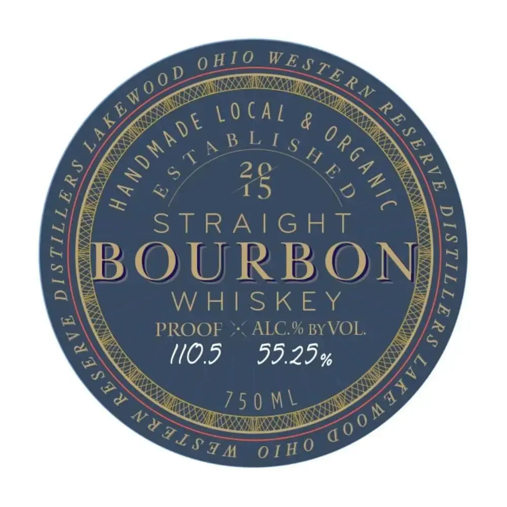 Western Reserve Organic Barrel Proof Straight Bourbon - Main Street Liquor