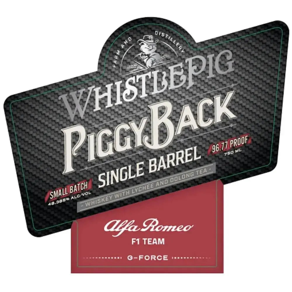 WhistlePig PiggyBack Legend Series: Alfa Romeo F1 Team Small Batch - Main Street Liquor