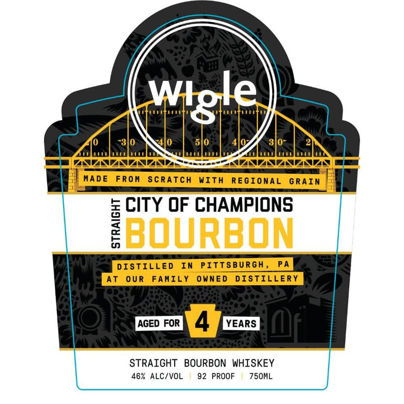 Load image into Gallery viewer, Wigle 4 Year Old City of Champions Bourbon - Main Street Liquor
