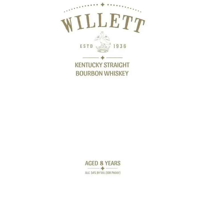 Willet 8 Year Old Bourbon - Main Street Liquor