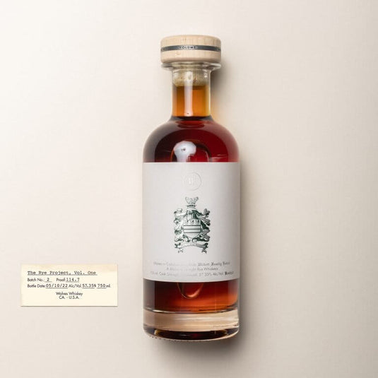 Wolves Whiskey X Willet Distillery The Rye Project Volume One Batch 