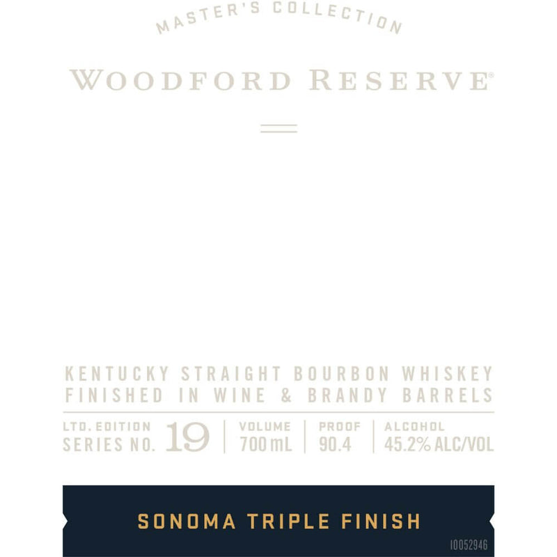 Load image into Gallery viewer, Woodford Reserve Master’s Collection No. 19 Sonoma Triple Finish Bourbon - Main Street Liquor
