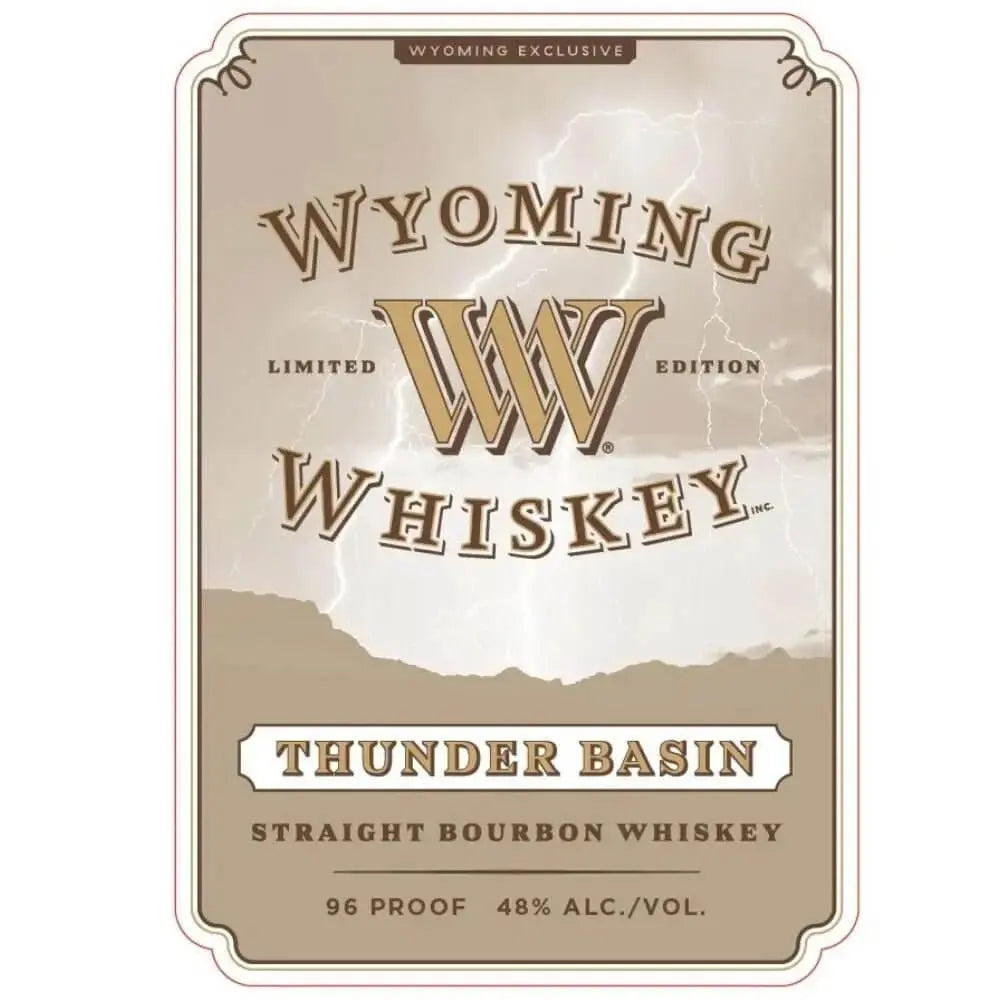 Wyoming Whiskey Thunder Basin - Main Street Liquor