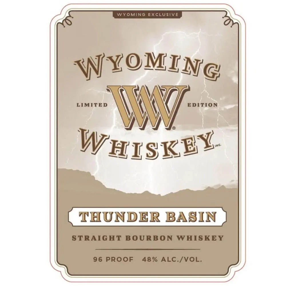 Wyoming Whiskey Thunder Basin - Main Street Liquor